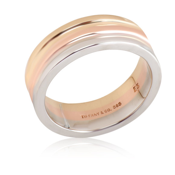 Tiffany & Co. Trinity Band in 14K 3 Tone Gold - Picture 3 of 3